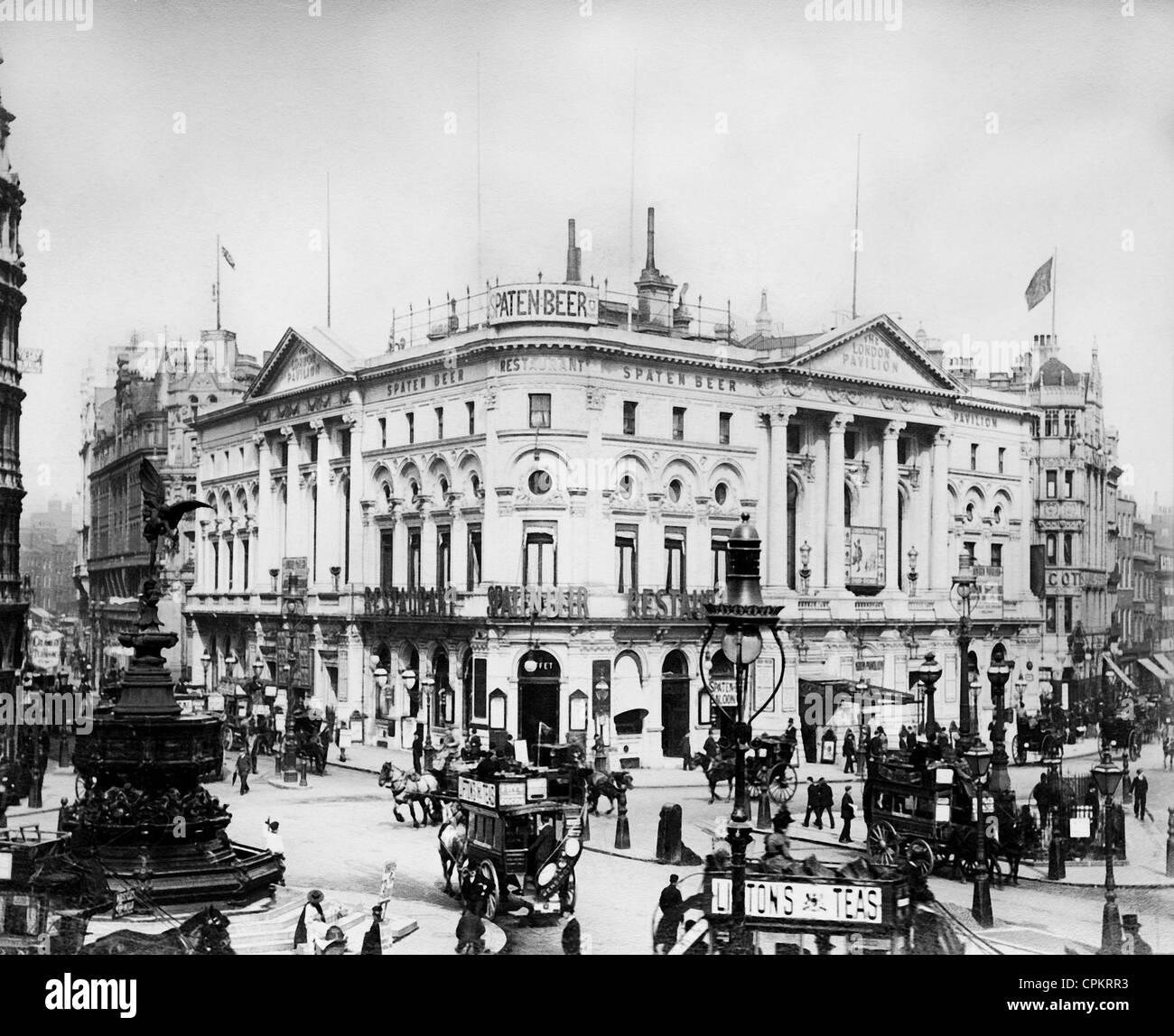 Pavilion Theatre a Piccadilly Circus, 1889 Foto Stock