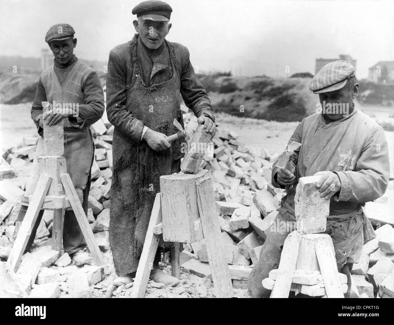 Gli ebrei nel lavoro forzato in Russia, 1941 Foto Stock