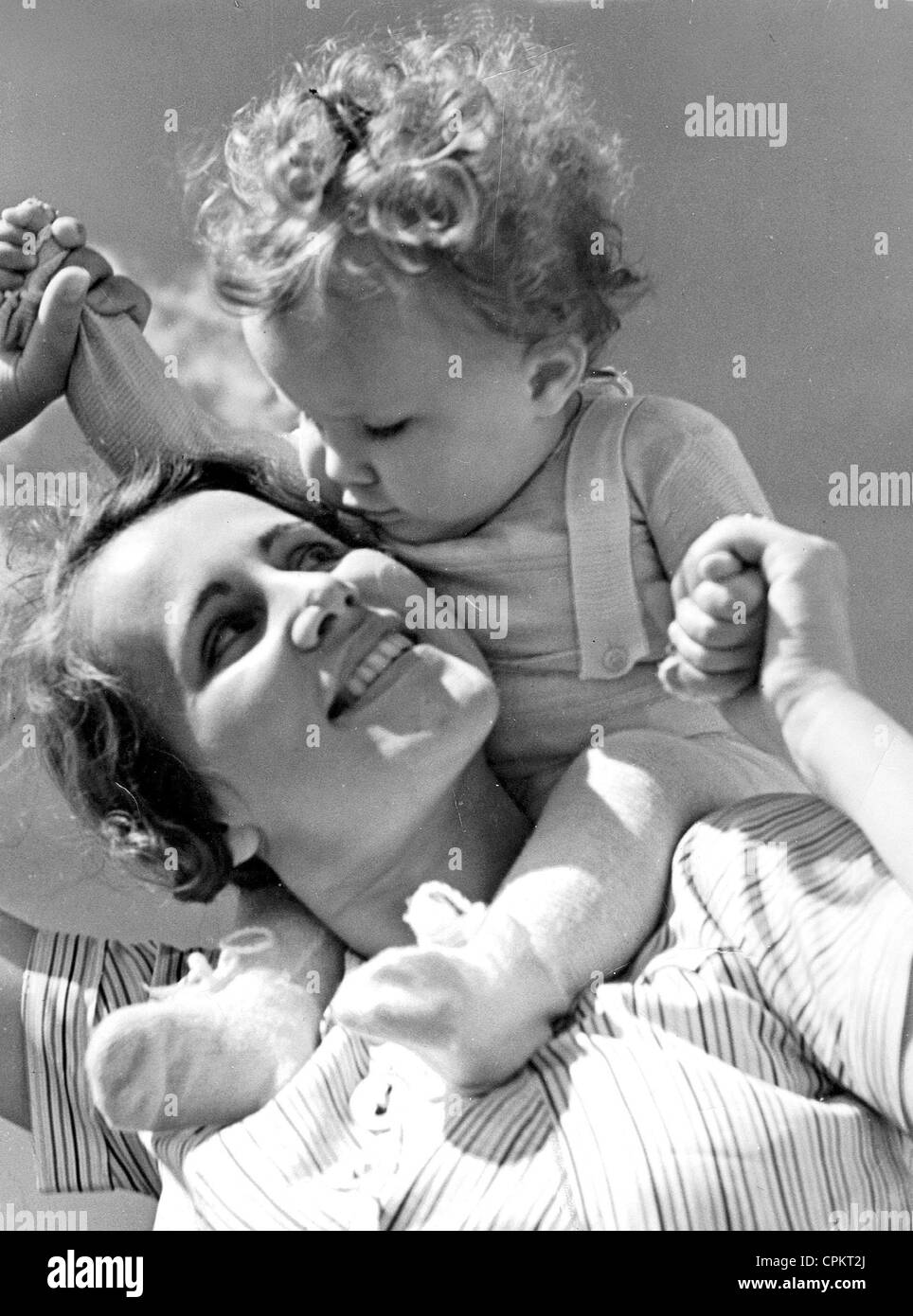 La madre e il bambino, 1938 Foto Stock