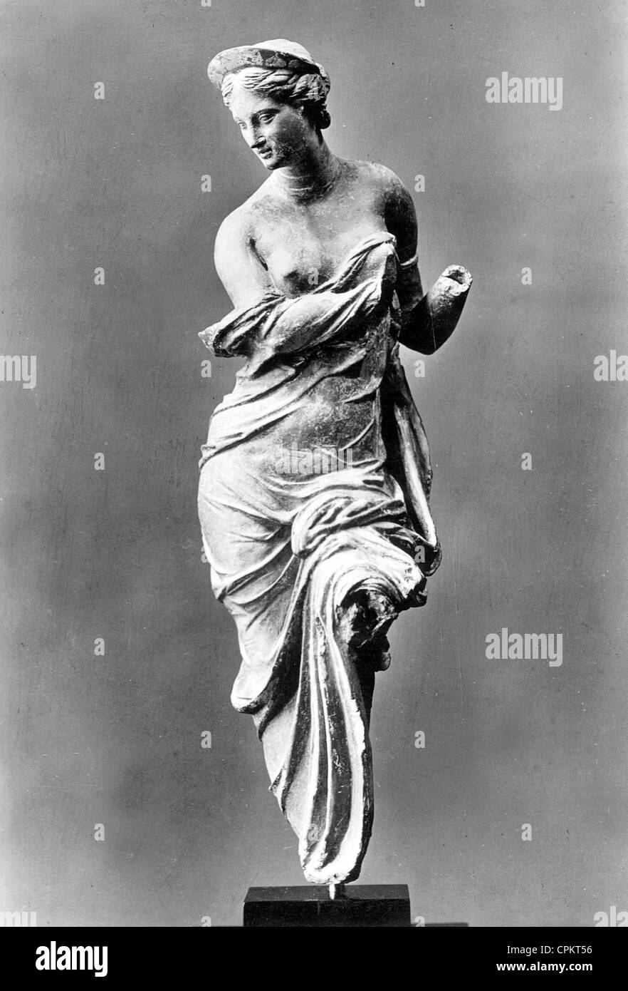 Dea greca Afrodite Venere Nascita di Sexy Nudo Alabastro Statue 6.2 Pollici Dea greca Afrodite Venere Nascita di Sexy Nudo Alabastro Statue 6.2 Pollici