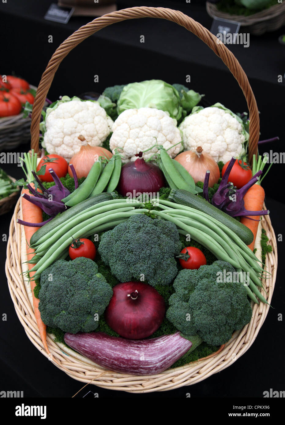 Cornucopia vegetali, Chelsea Flower Show 2012 Foto Stock