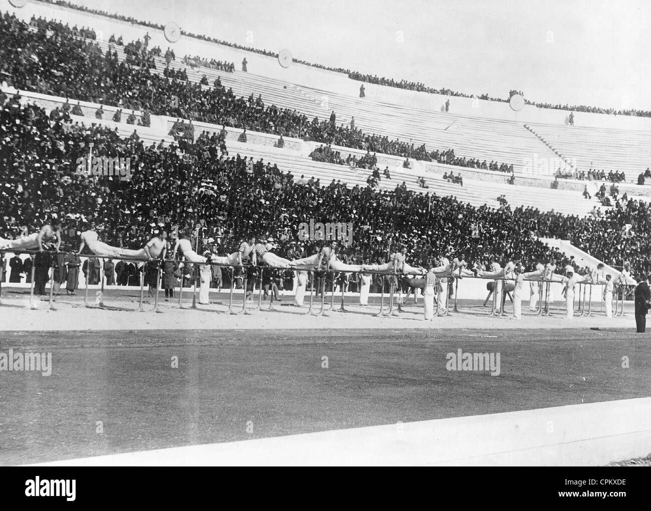 In occasione dei Giochi Olimpici di Atene, 1896 Foto Stock