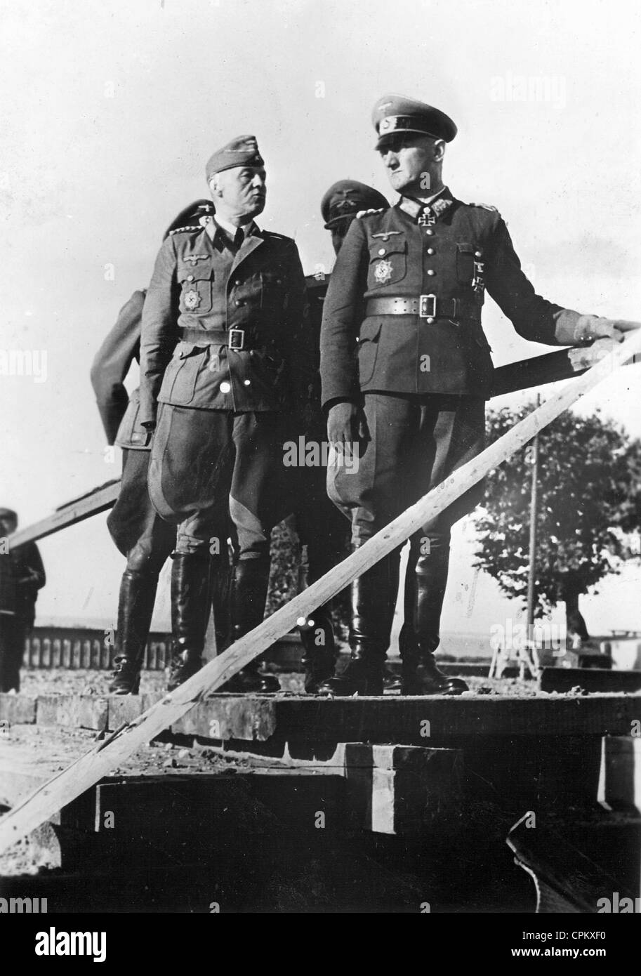 General Friedrich Wiese nel sud della Francia, 1944 Foto Stock