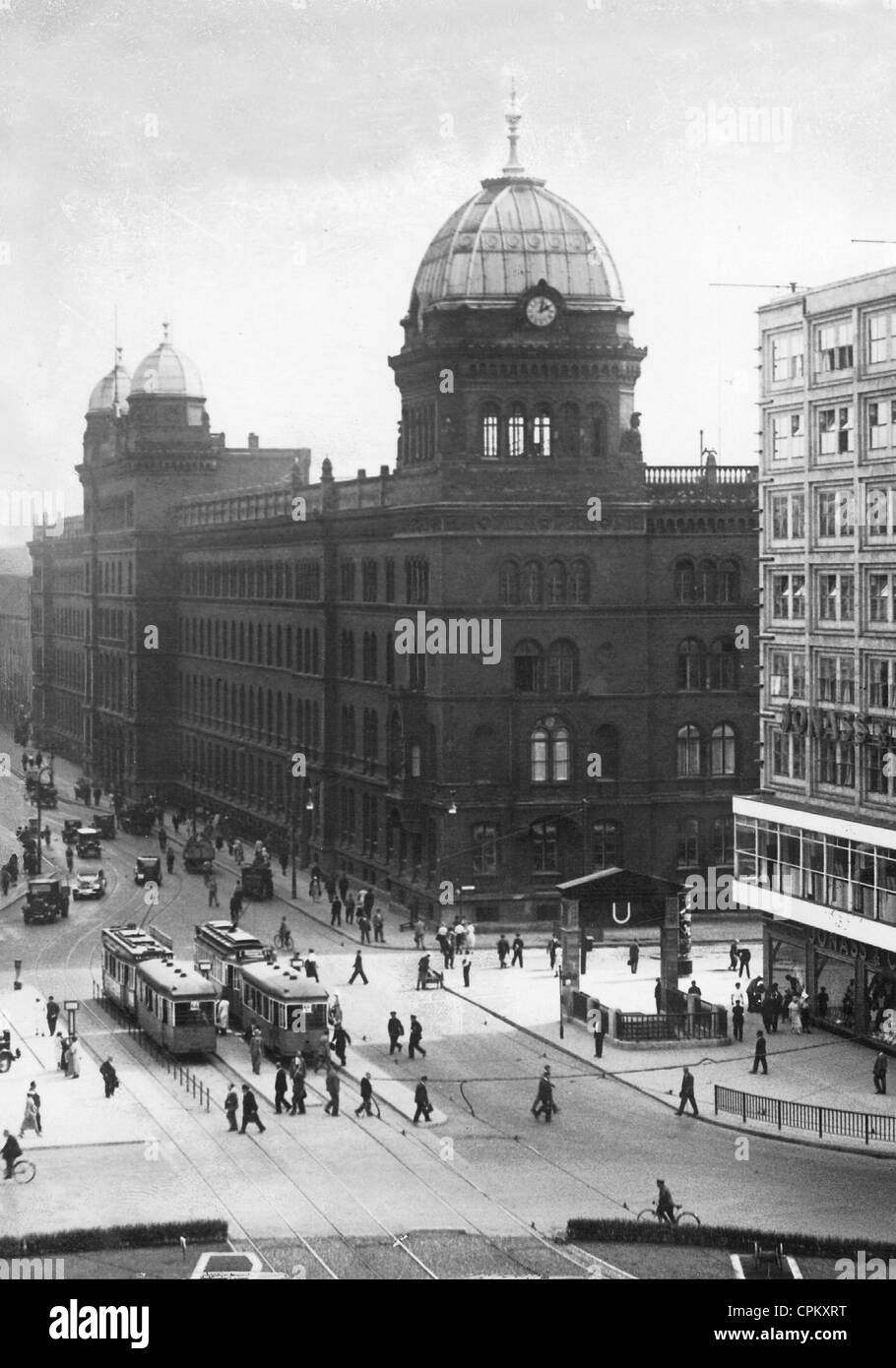 La sede centrale di polizia a Berlino, 1933 Foto Stock