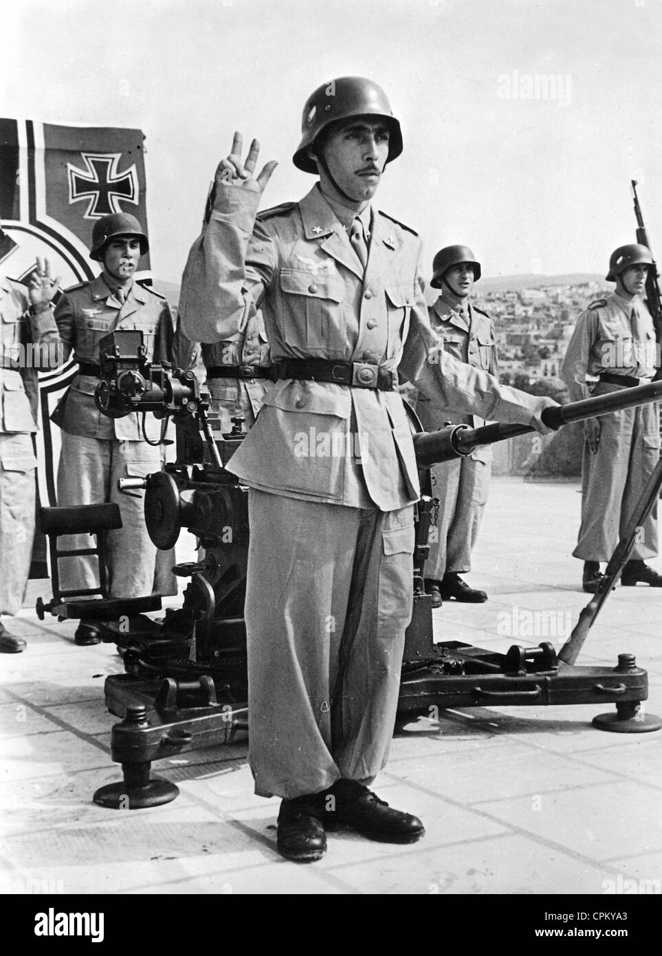I soldati italiani di Mussolini rimangono stato nel nord Italia, 1943 Foto Stock