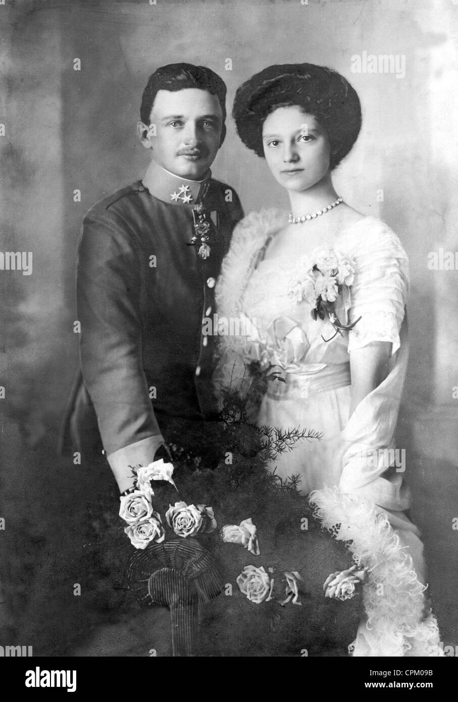 Carlo I e Zita, 1911 Foto Stock