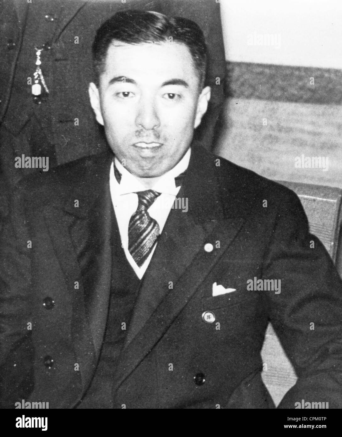 Il principe Fumimaro Konoe, 1939 Foto Stock