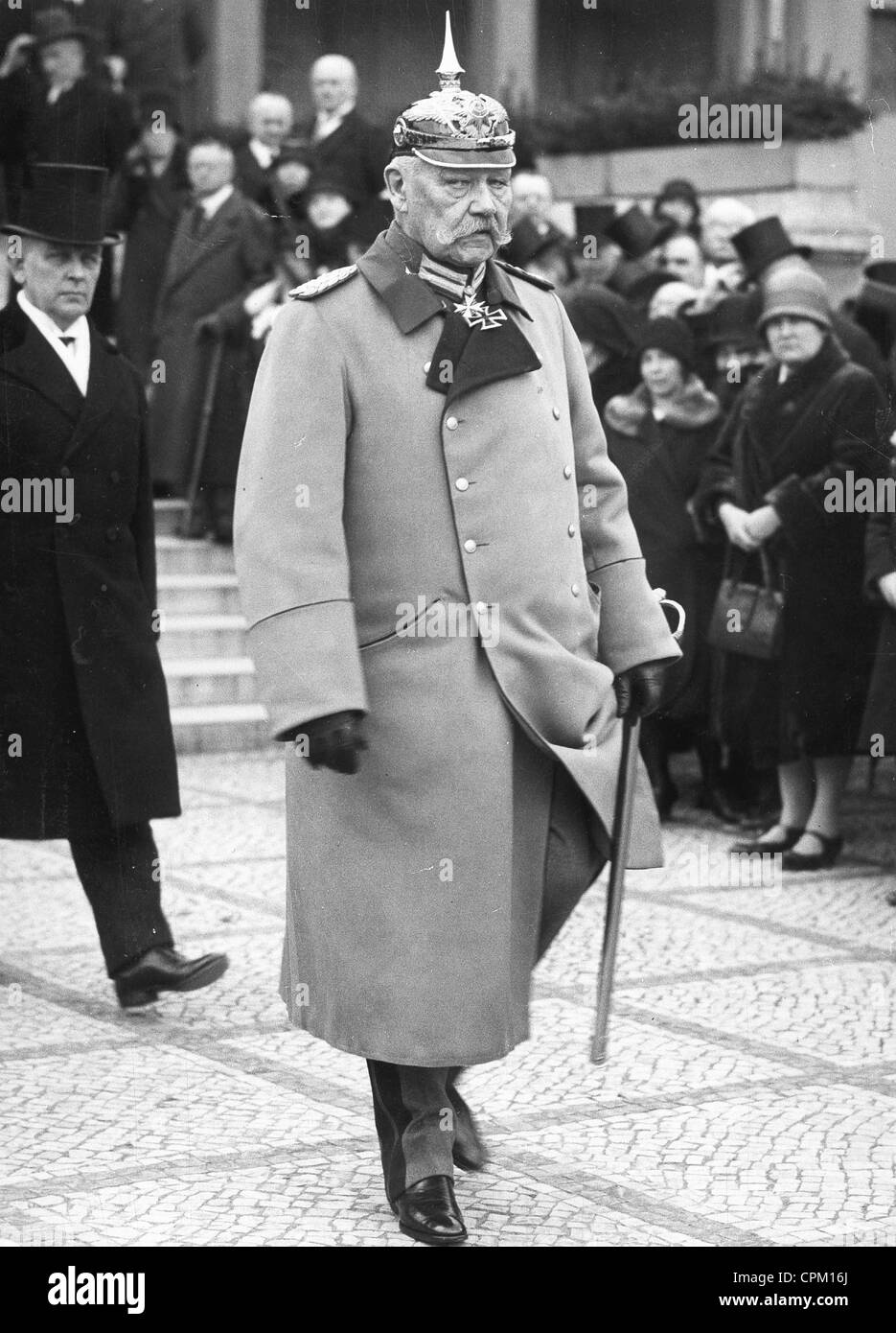 Paul von Hindenburg, 1930 Foto Stock