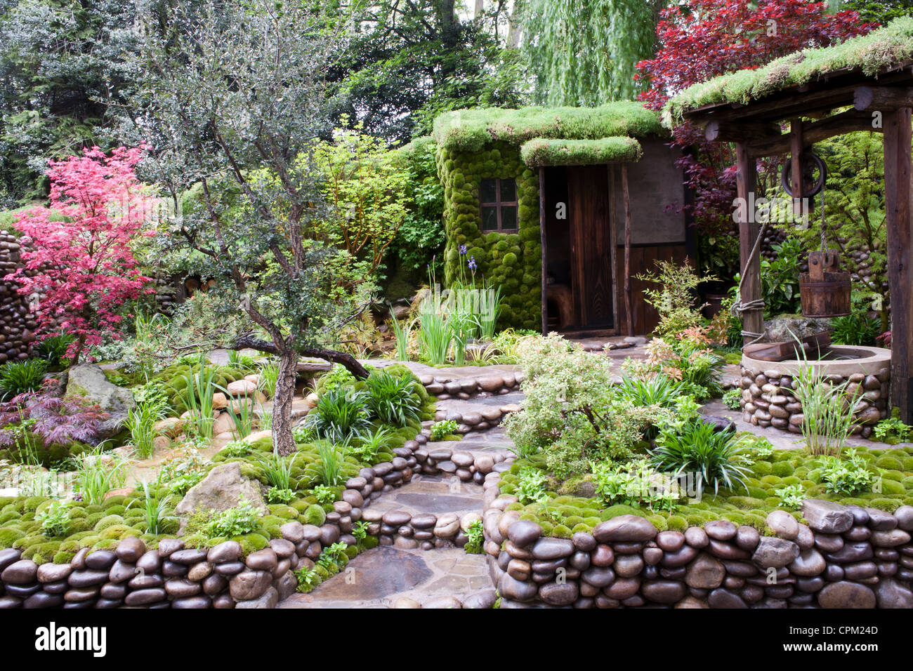 Vita Satoyama giardino alla RHS Chelsea Flower Show 2012. Foto Stock