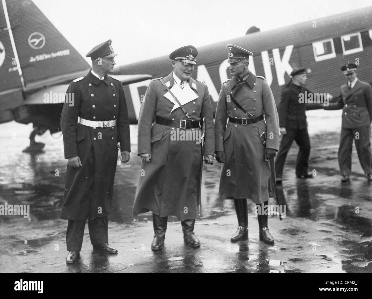 Hermann Goering e Johannes generale Blaskowitz, 1934 Foto Stock