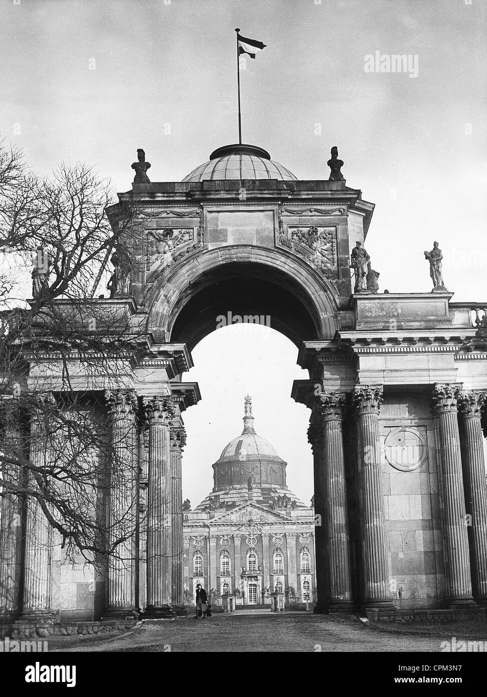 Il Neue Palais (Palazzo Nuovo) a Potsdam, 1933 Foto Stock