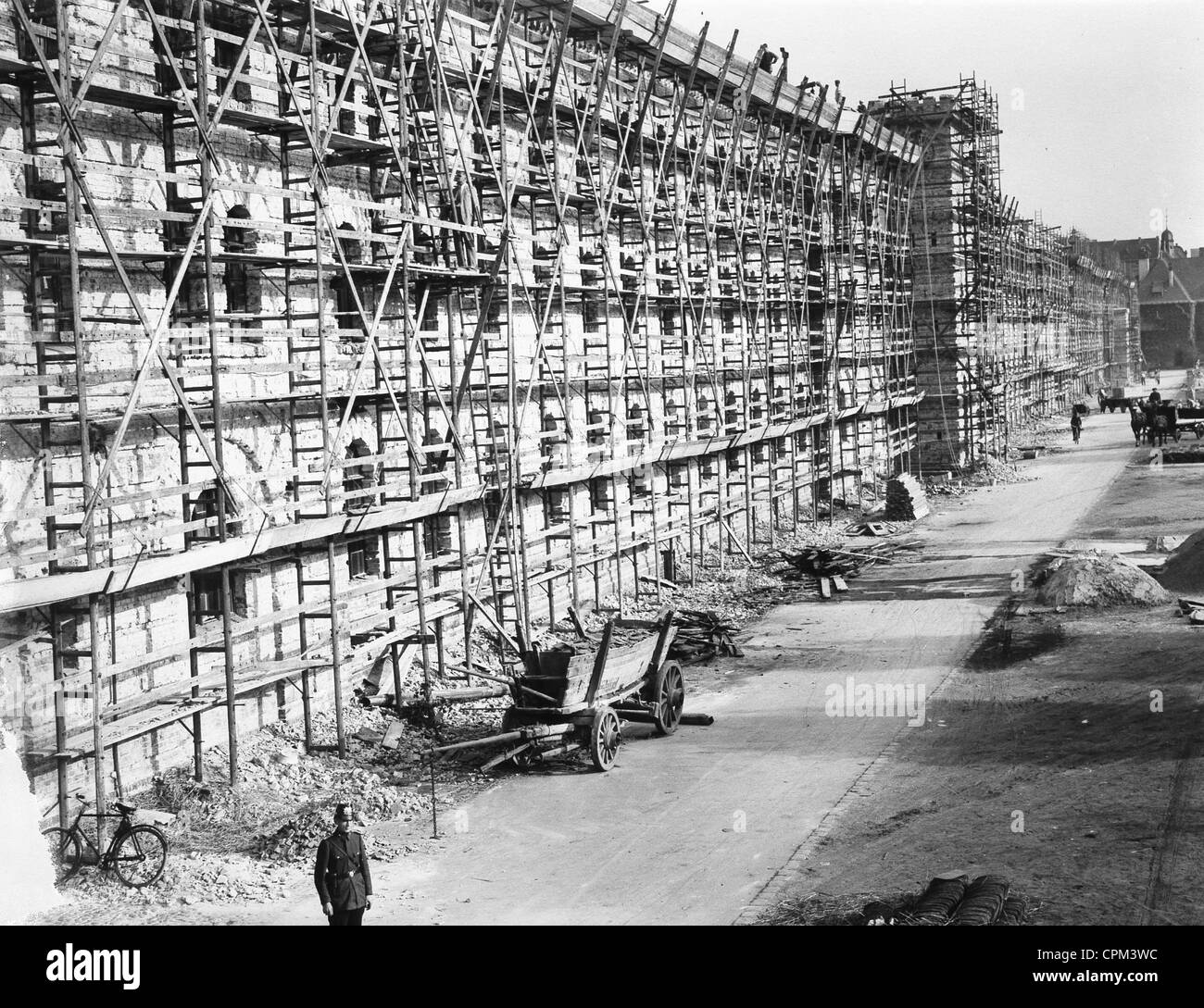 Sito in costruzione a Berlino, 1934 Foto Stock