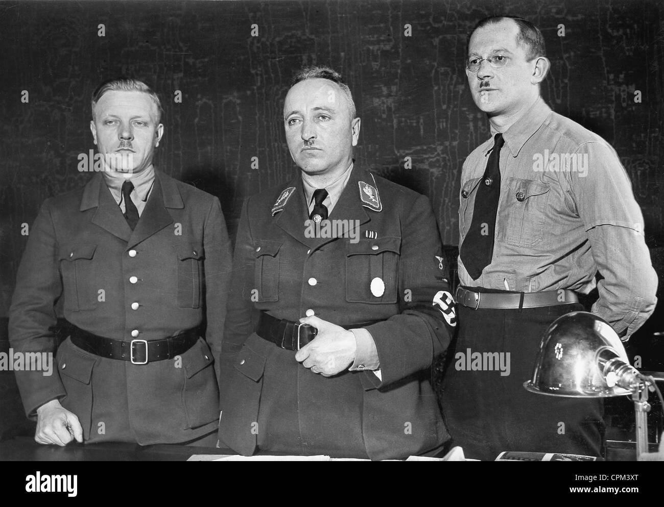 Joseph Wagner, Robert Ley, Herbert Treff, 1933 Foto Stock