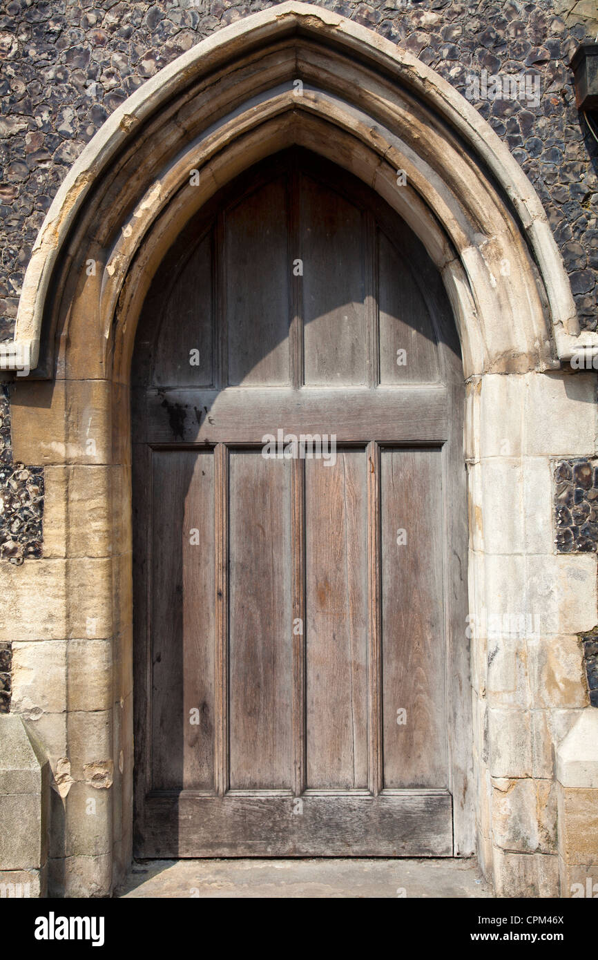 Chiesa della Santa Trinità porta, CNR di nave e Duke Street - Brighton - REGNO UNITO Foto Stock