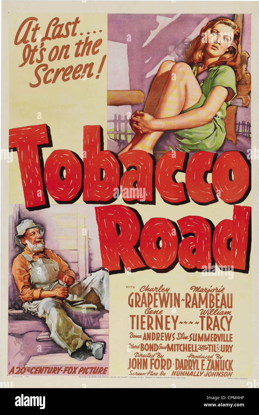Tobacco Road anno : 1941 USA Direttore : John Ford American Poster Foto Stock