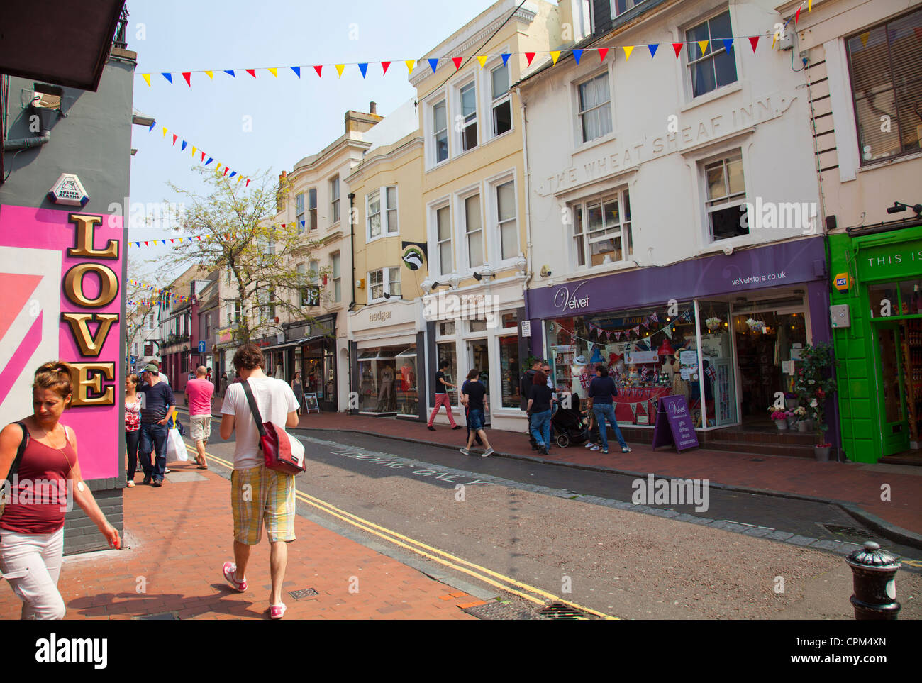 Bond Street Boutique a Brighton - REGNO UNITO (nord corsie) Foto Stock