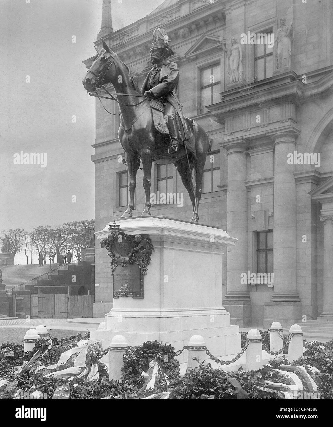 Il re Albert Memorial a Dresda, 1906 Foto Stock
