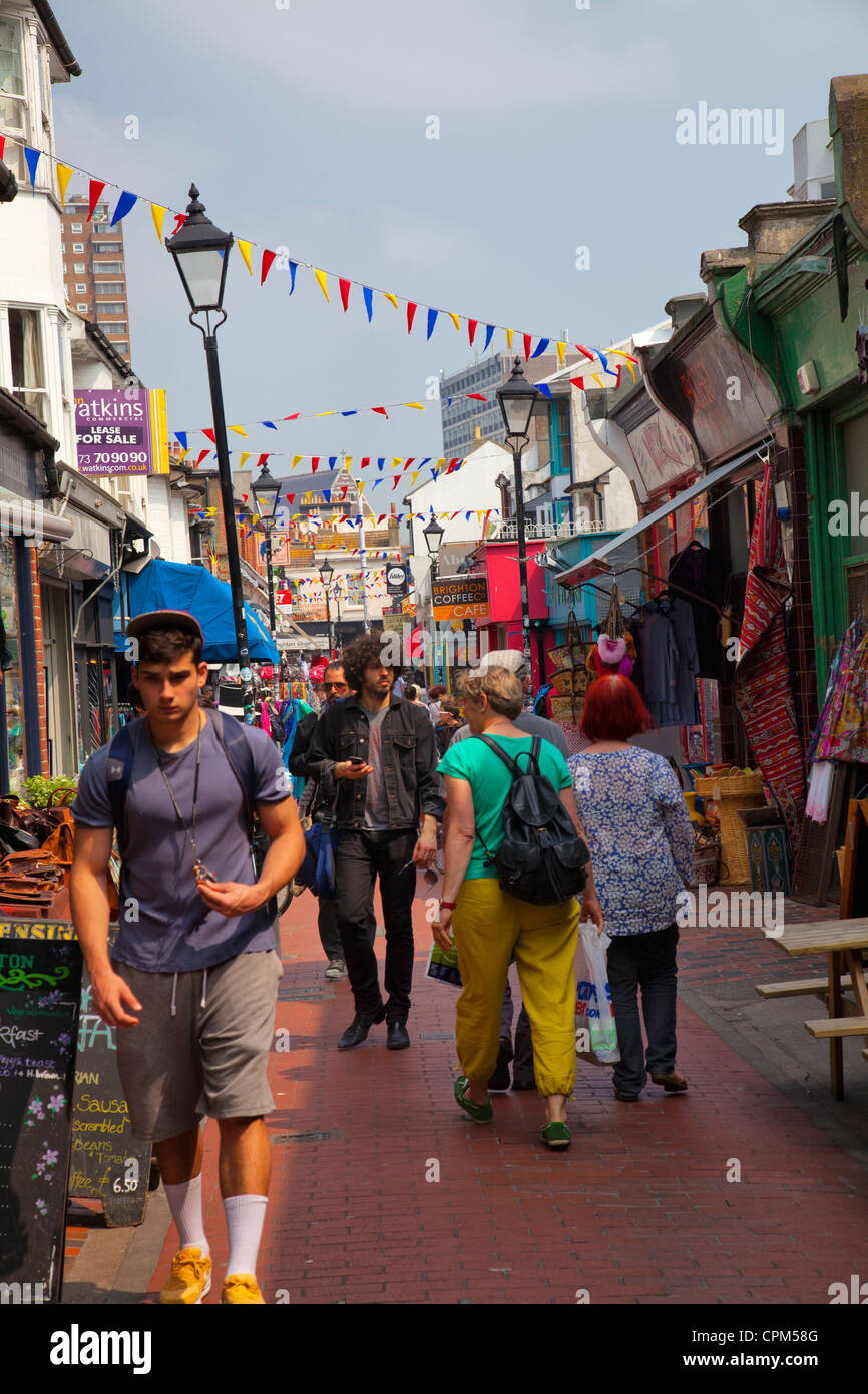 I giardini di Kensington negozi in Brighton - REGNO UNITO (Nord corsie) Foto Stock
