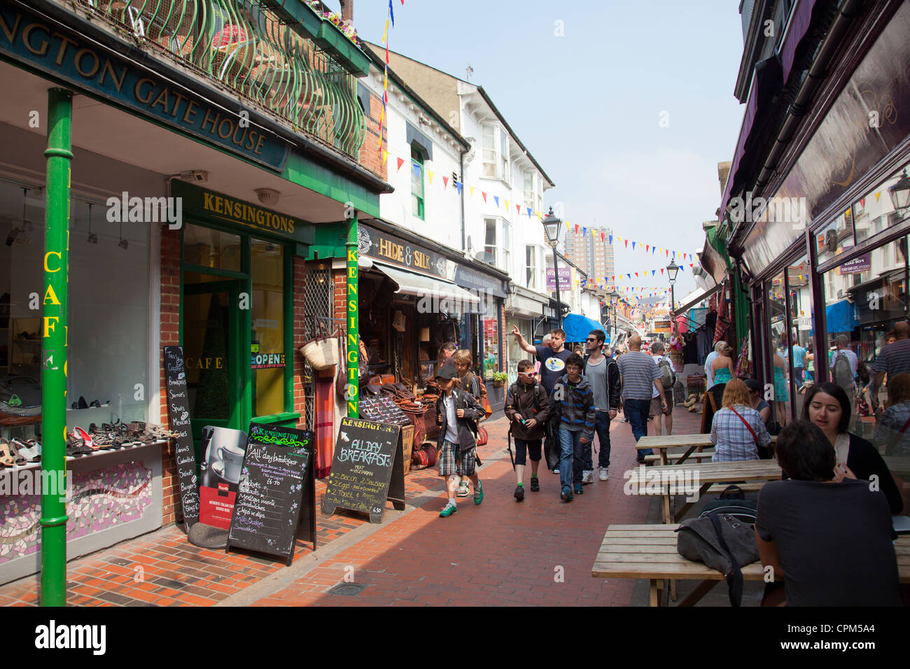 I giardini di Kensington negozi in Brighton - REGNO UNITO (Nord corsie) Foto Stock