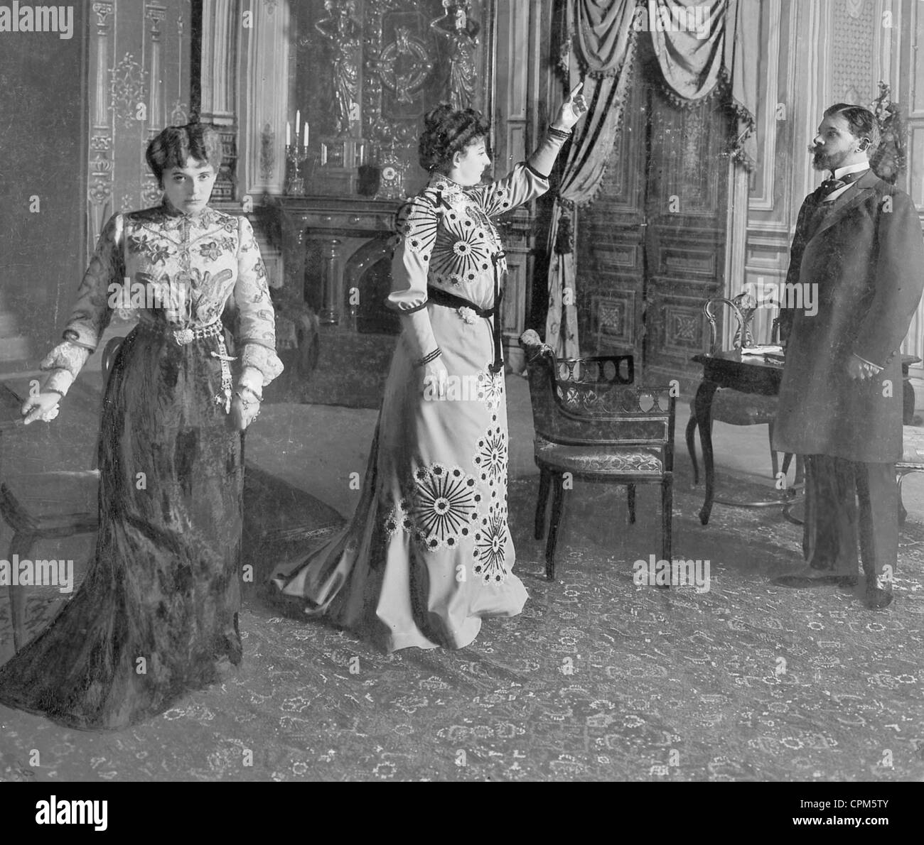 Il matrimonio guai, circa 1890 Foto Stock