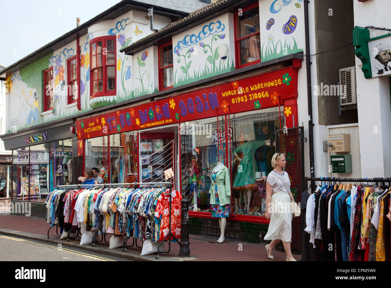 Sydney Street a Brighton - REGNO UNITO (Nord corsie) Foto Stock