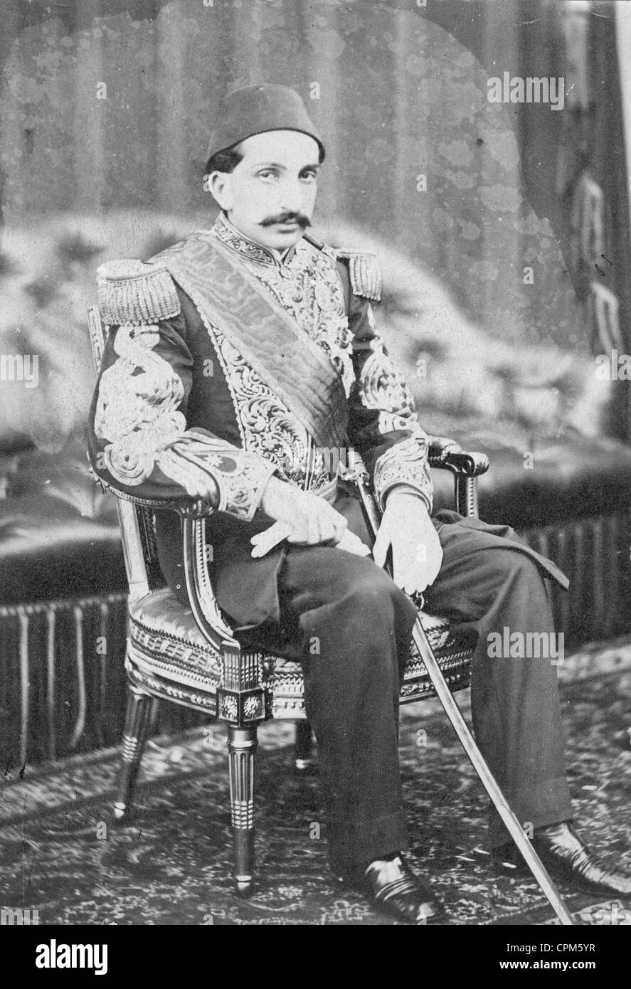 Il sultano Abdul Hamid II, 1894 Foto Stock