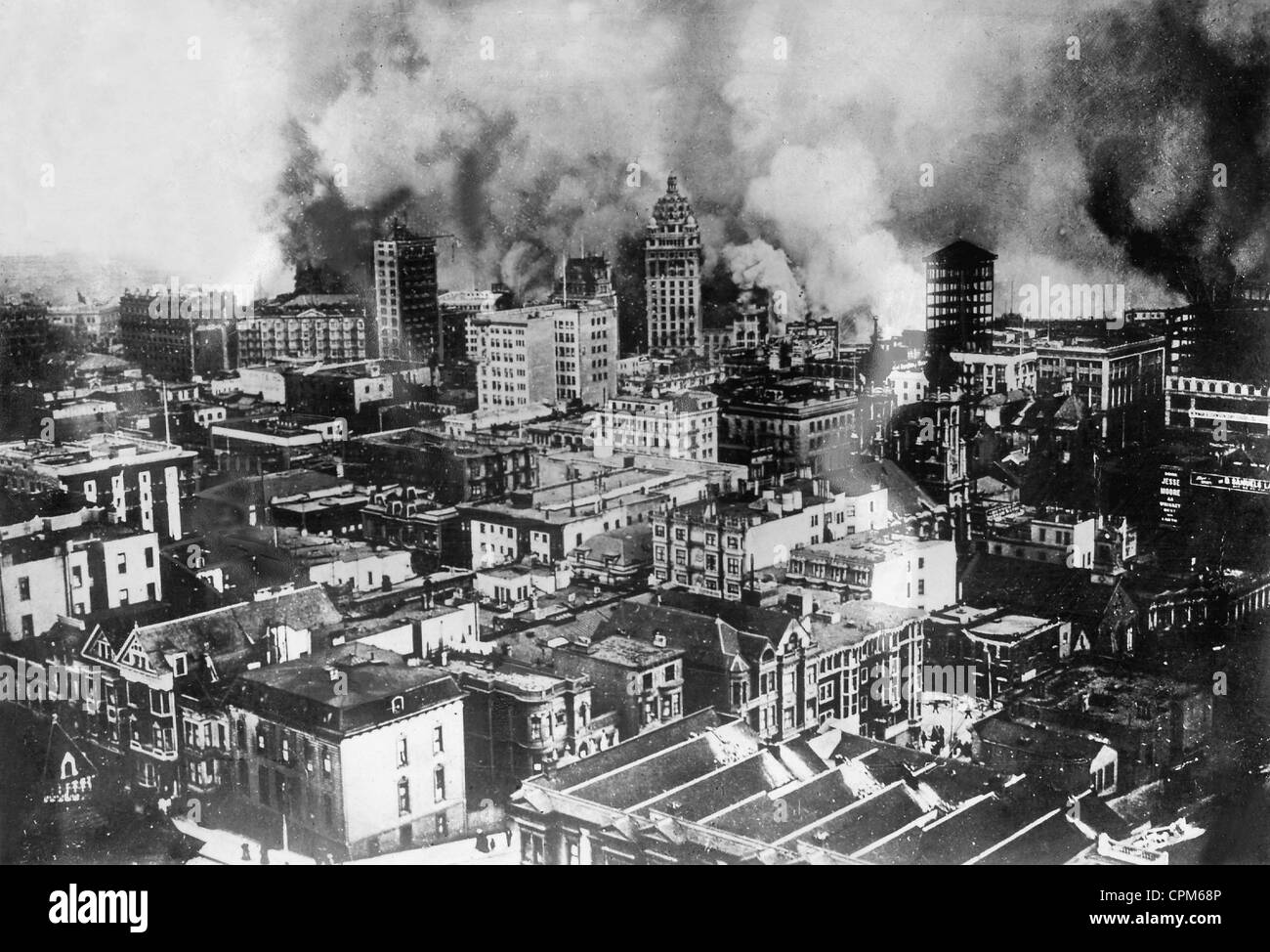 Terremoto in San Francisco, 1906 Foto Stock