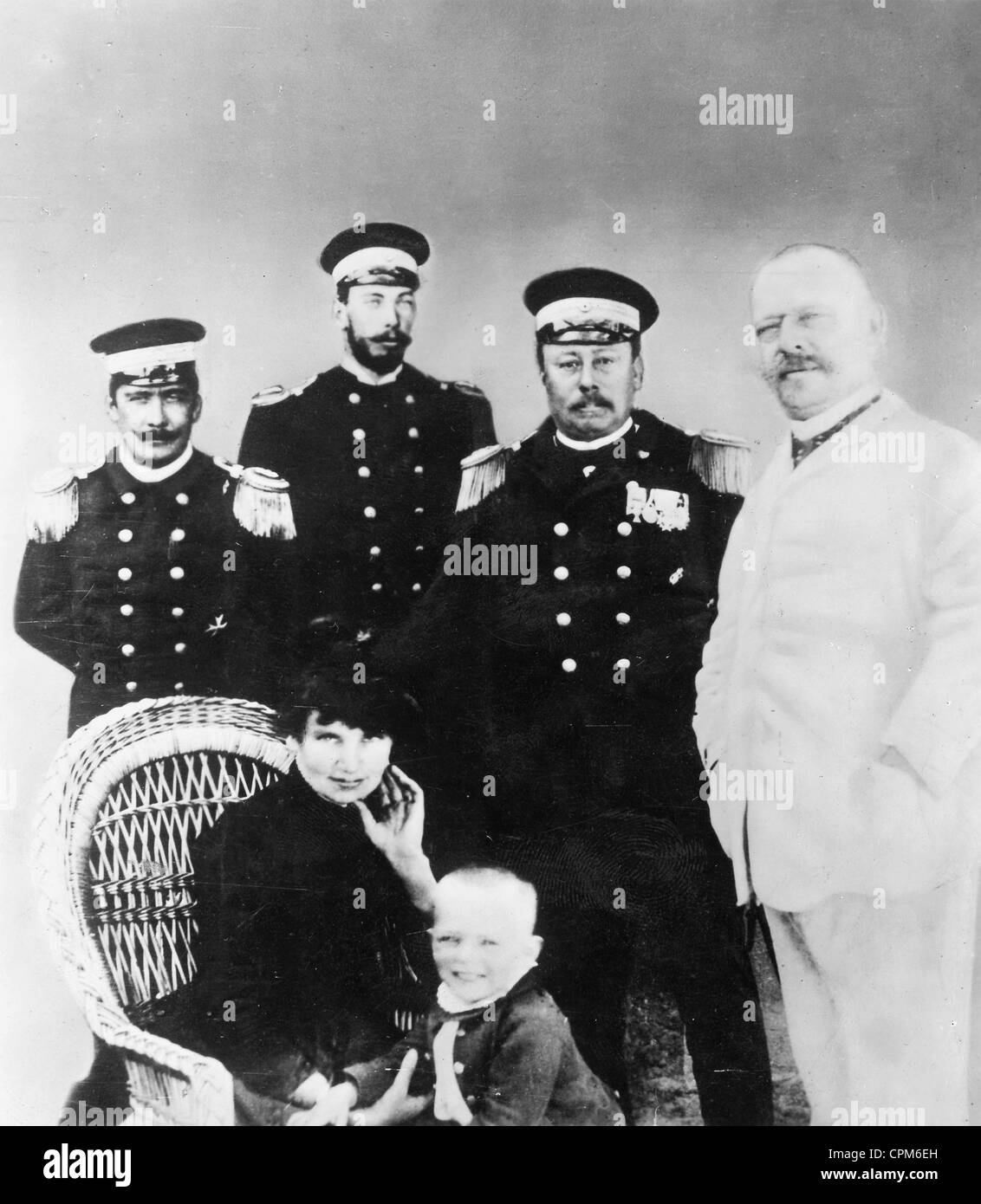 Famiglia Goering, circa 1895 Foto Stock