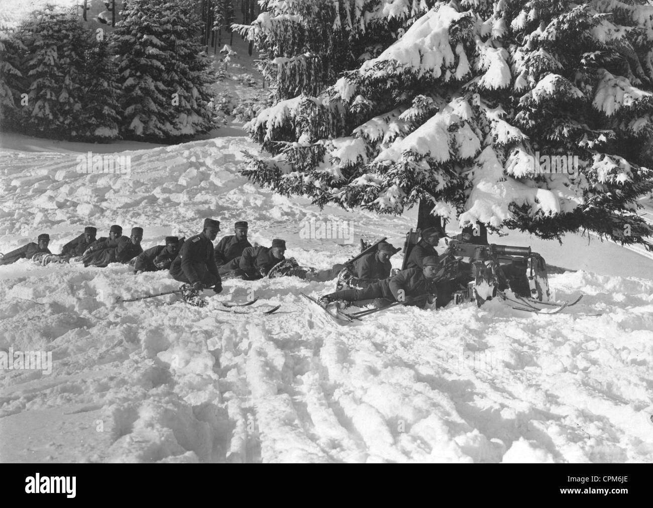 Soldati austriaci sul fronte italiano, 1916 Foto Stock