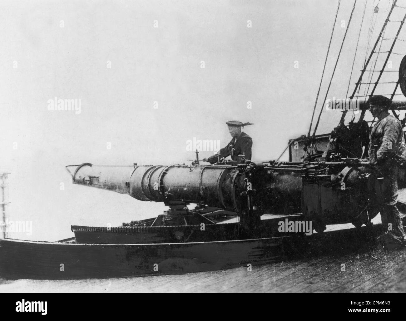 Tubi a siluro a bordo di SMS "Lupo", 1918 Foto Stock
