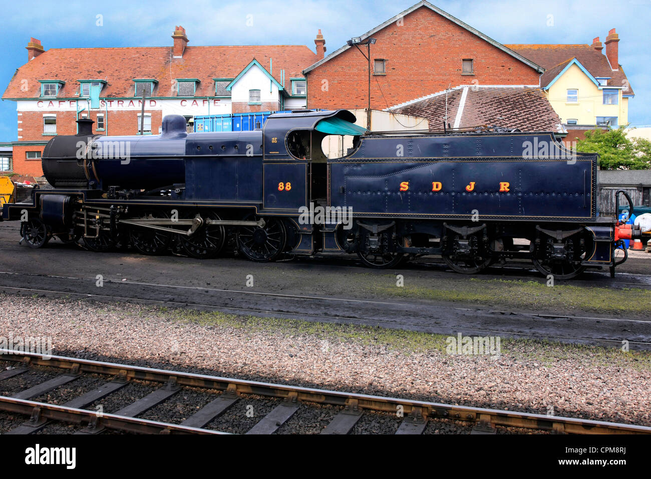 Un SDJR 7F nella classe 2-8-0 88 locomotiva a vapore risalente al 1925 Foto Stock