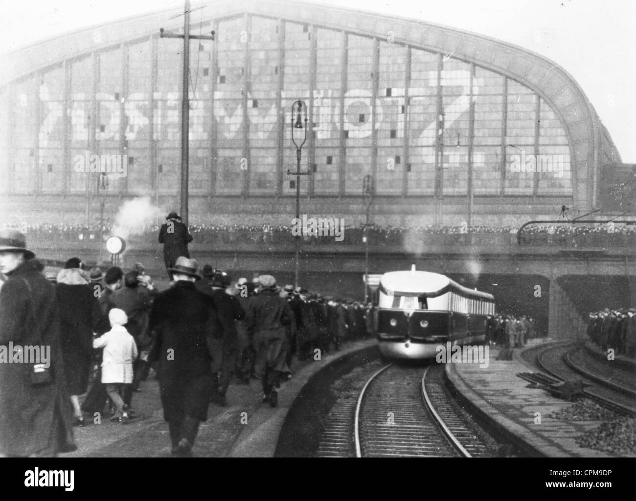 Express railway della Reichsbahn, 1932 Foto Stock