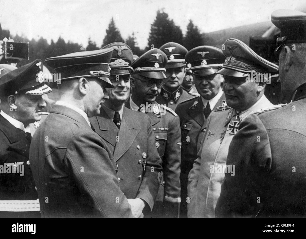 Adolf Hitler il giorno del suo compleanno, 1941 Foto Stock