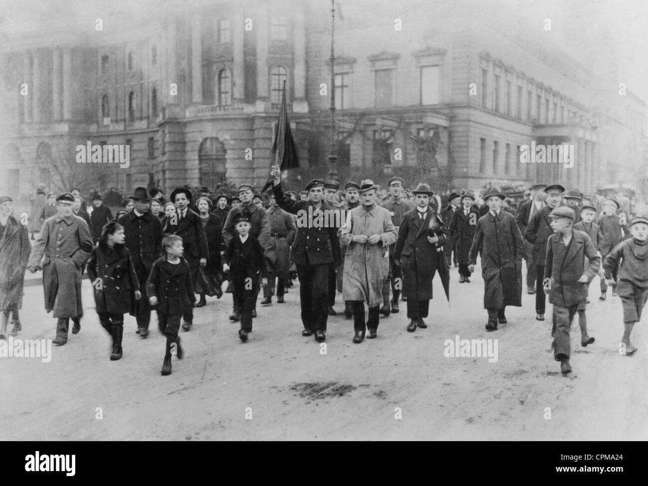La rivoluzione di novembre a Berlino, 1918 Foto Stock