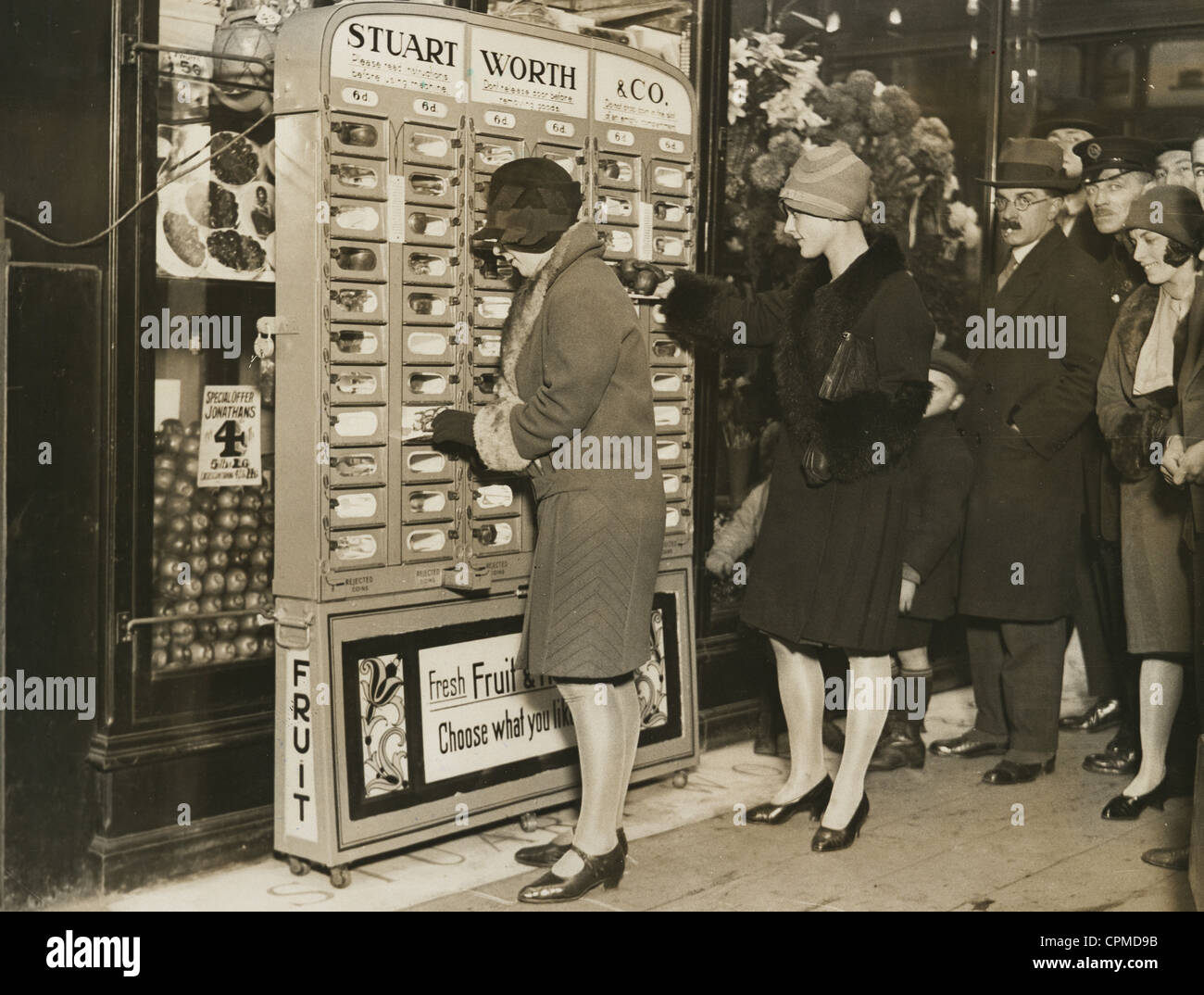 Chiosco self service, 1928 Foto Stock