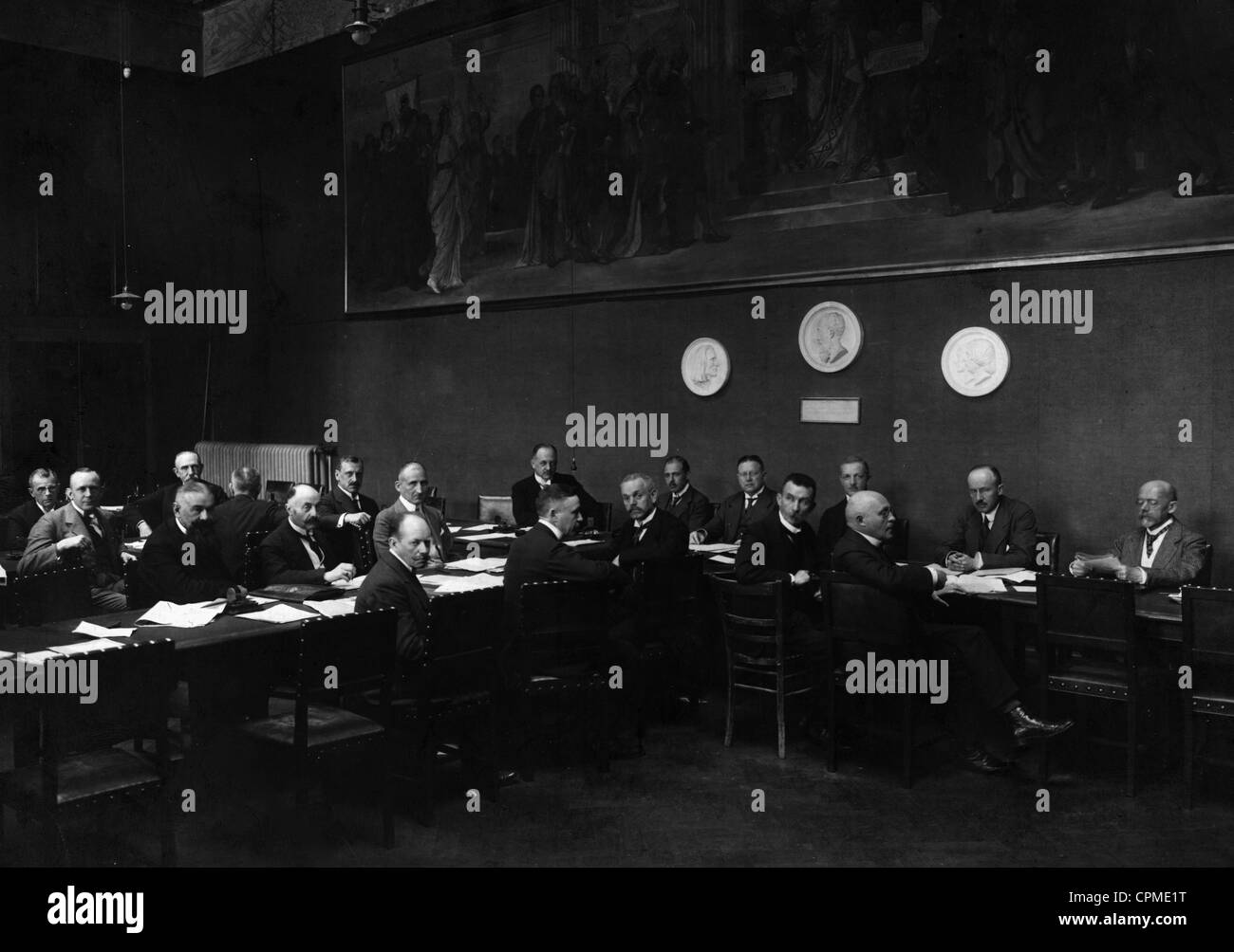 Membri del Reichsrat, 1919-1920 Foto Stock
