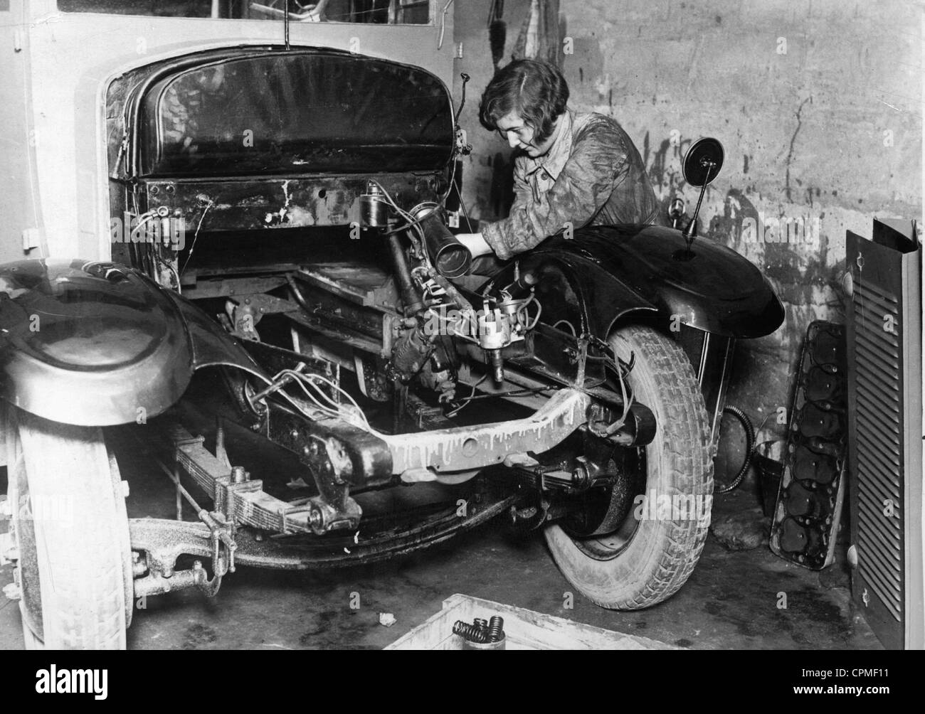 Femmina meccanico tirocinante, 1932 Foto Stock