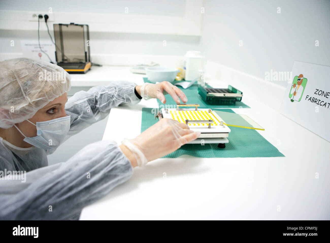 Preparazione dei farmaci Foto Stock