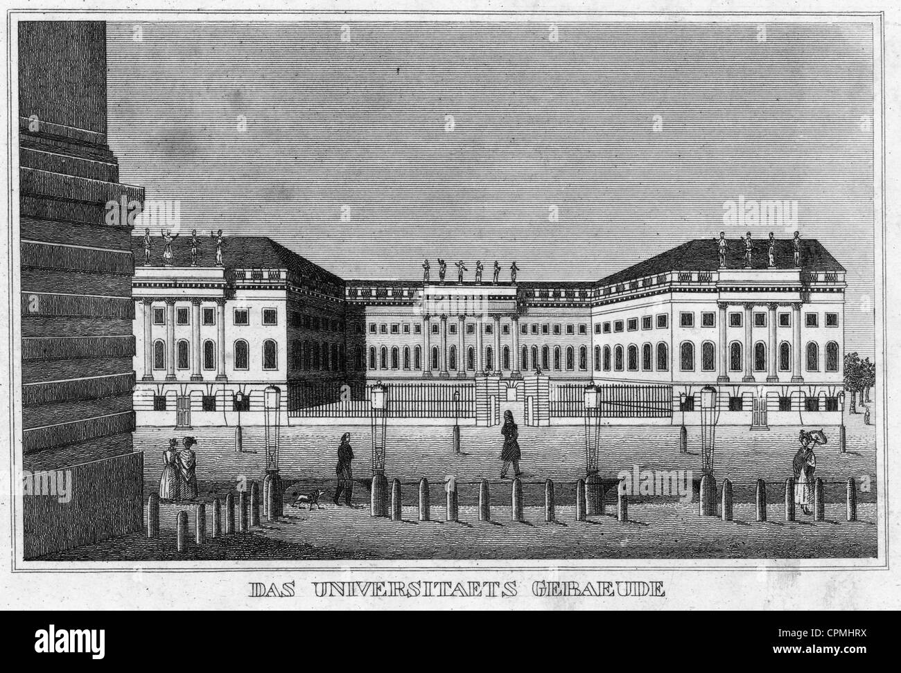 Università di Berlino, circa 1830 Foto Stock