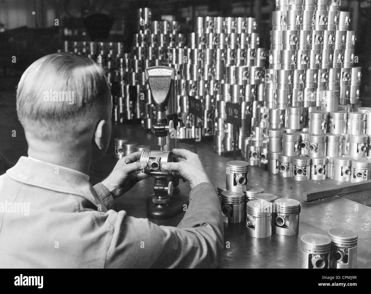 Impianto di Adam Opel AG in Ruesselsheim, 1930 Foto Stock