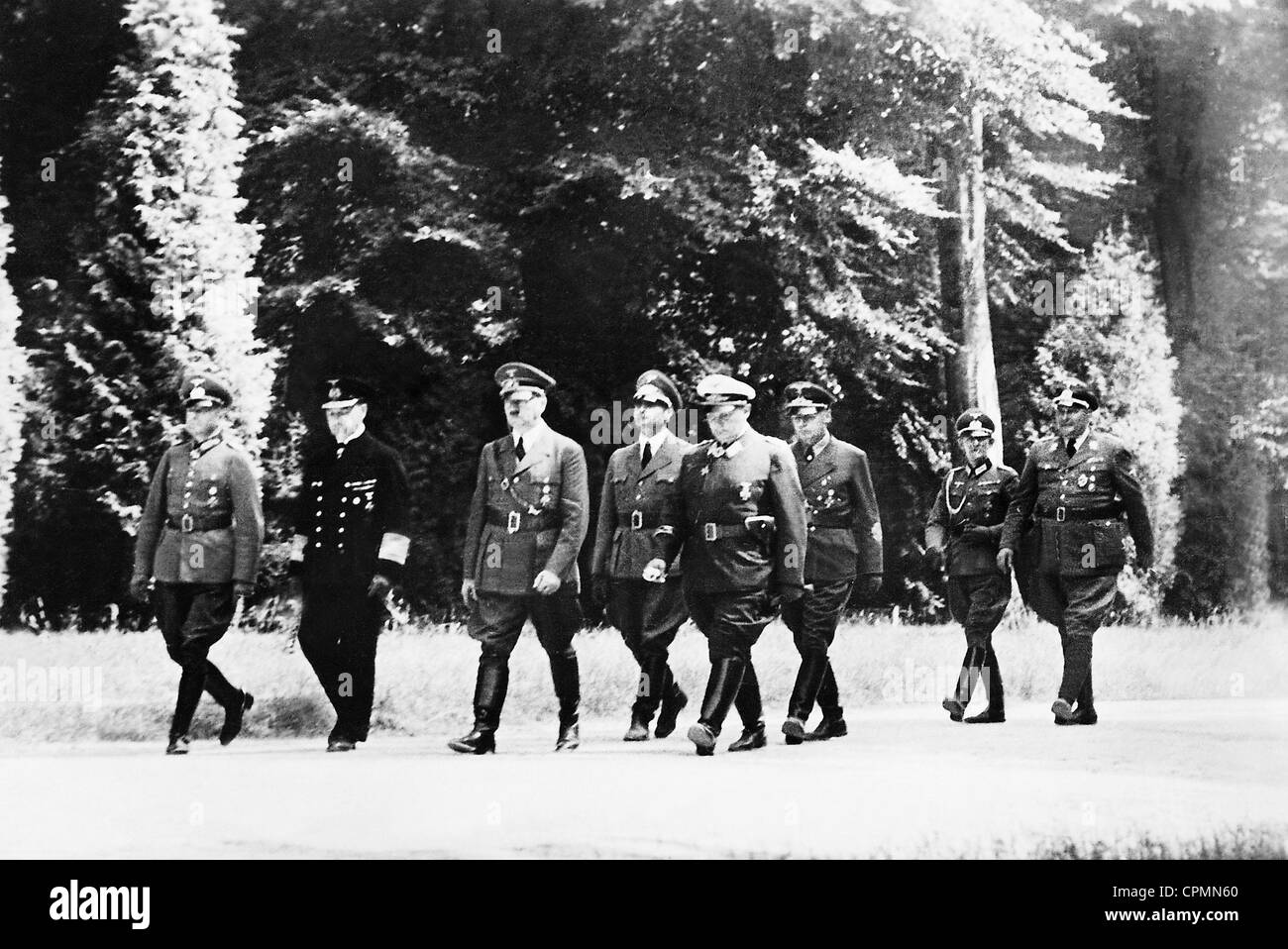 Adolf Hitler in Compiegne, 1940 Foto Stock