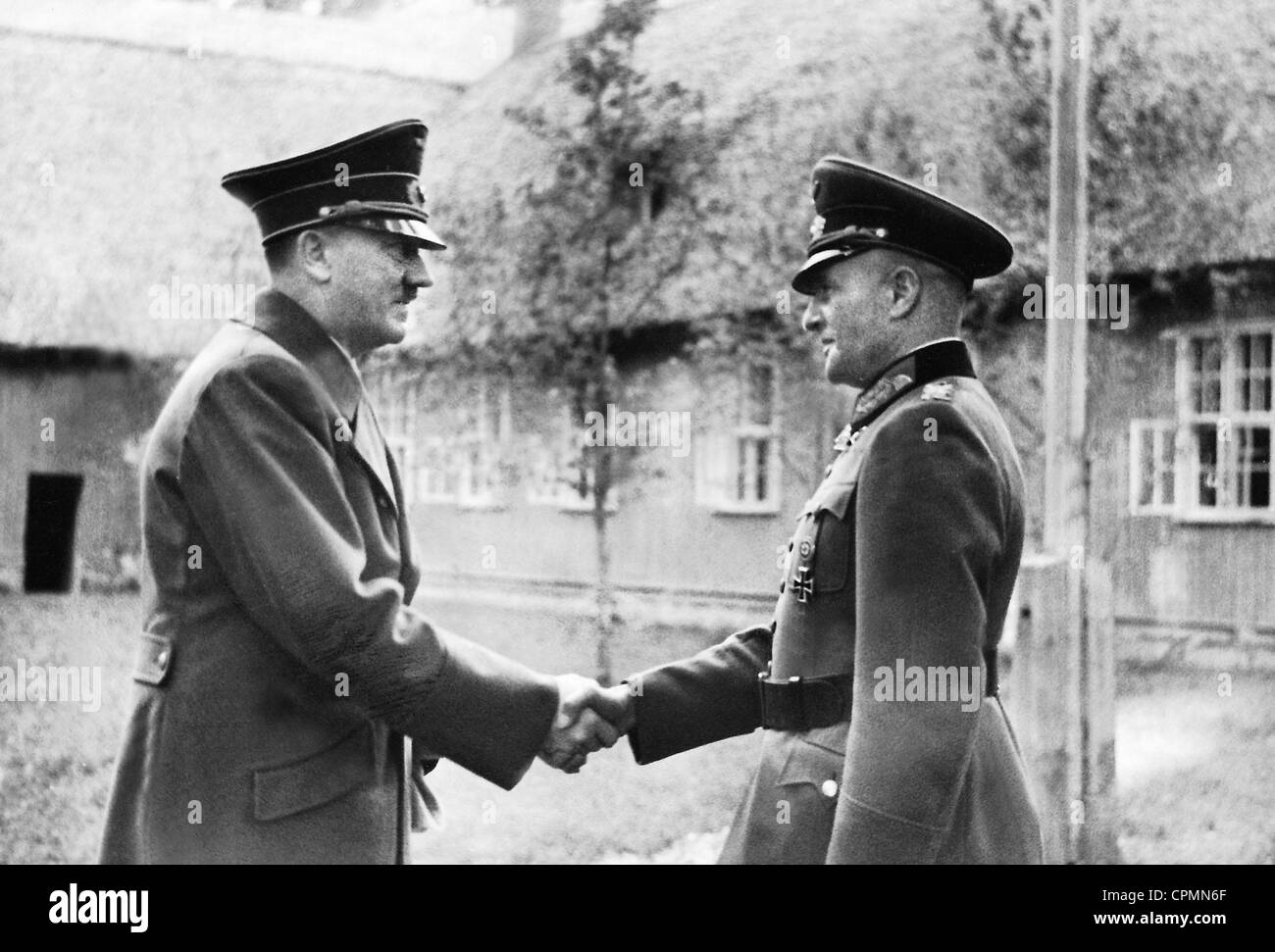 Adolf Hitler e Walther von Brauchitsch, 1941 Foto Stock