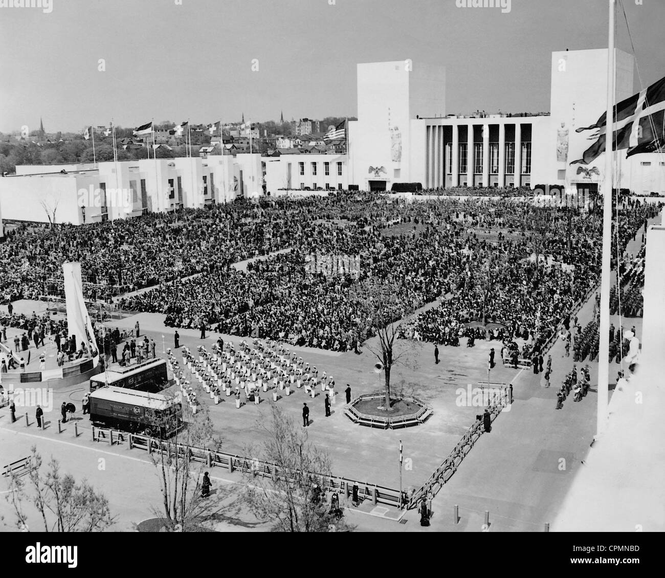 Cerimonia di apertura della fiera mondiale di New York, 1940 Foto Stock