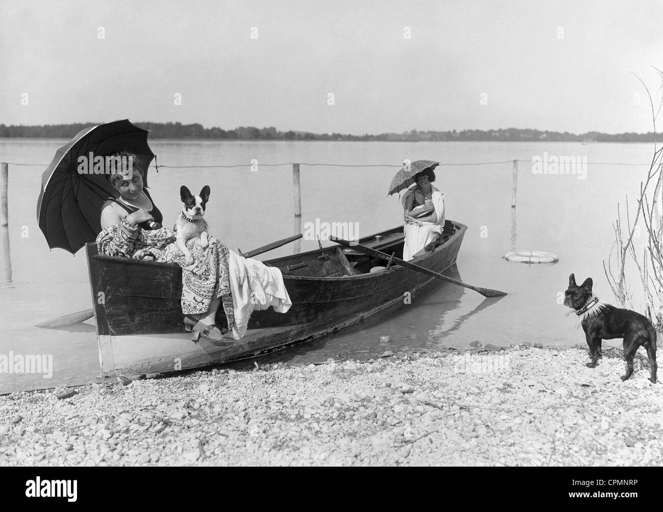 Vacanze sul Chiemsee, 1932 Foto Stock