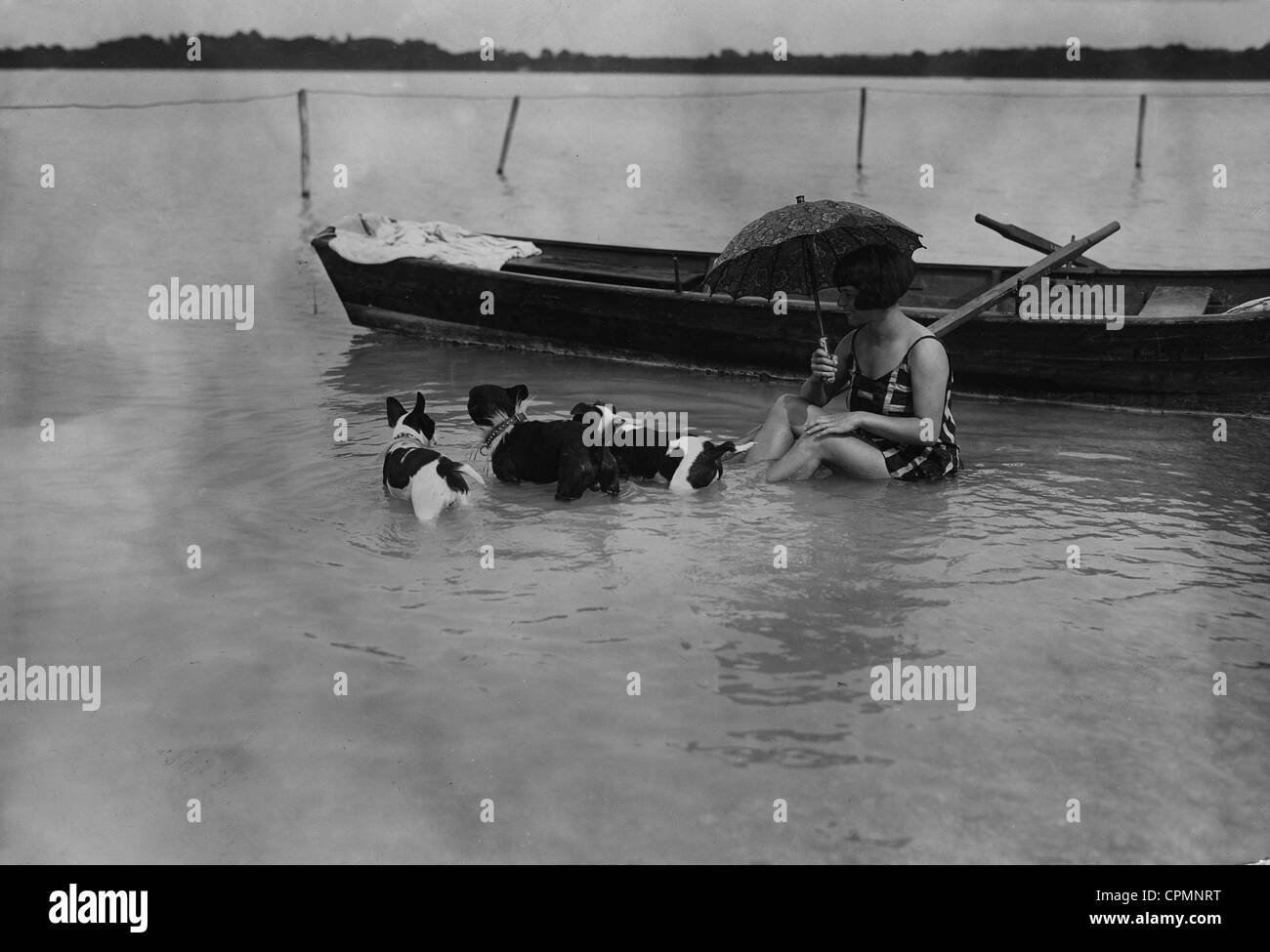 Vacanze sul Chiemsee, 1932 Foto Stock