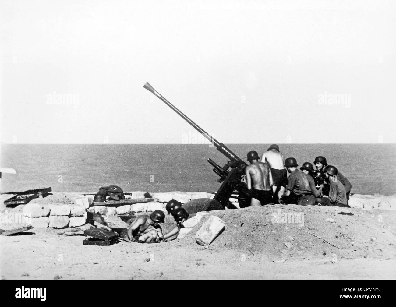Il tedesco 3.7cm Flak 36 sul fronte orientale, 1942 Foto Stock