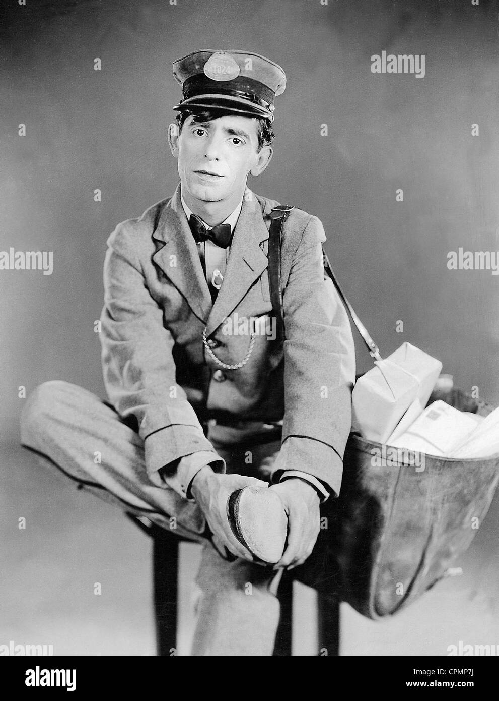 Eddie Cantor in "L'Express messenger', 1927 Foto Stock