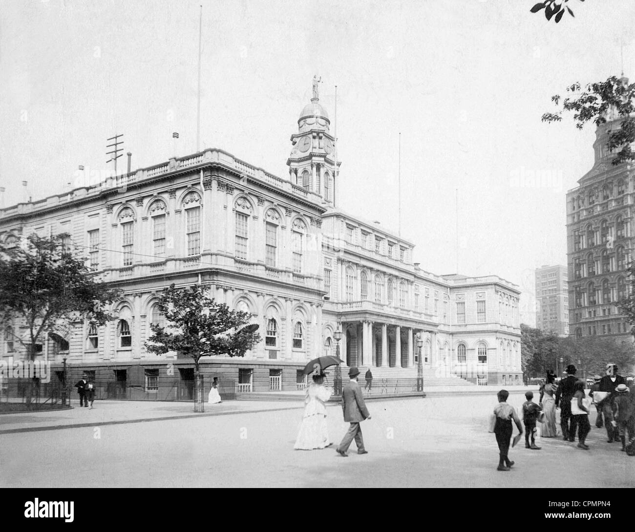 Il City Hall di New York, 1894 Foto Stock
