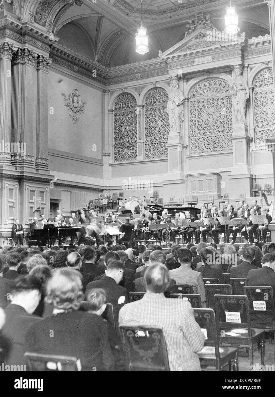 Concerto presso la Filarmonica di Berlino, 1943 Foto Stock