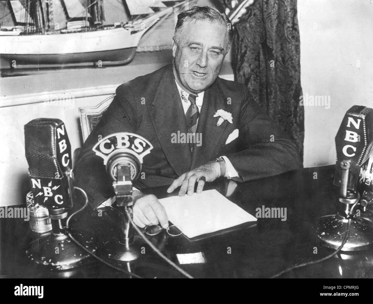 Franklin Delano Roosevelt, 1936 Foto Stock